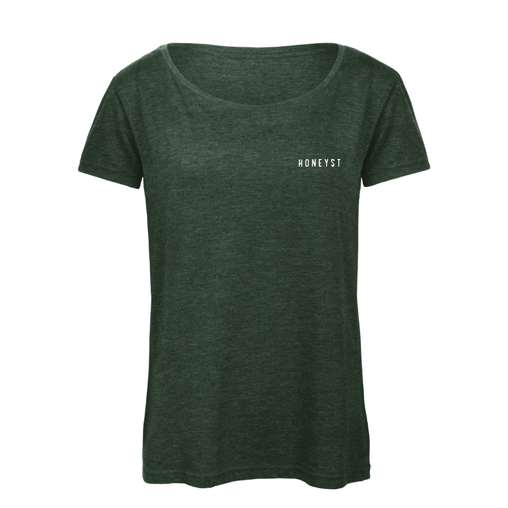 T-shirt Odile femme verte face