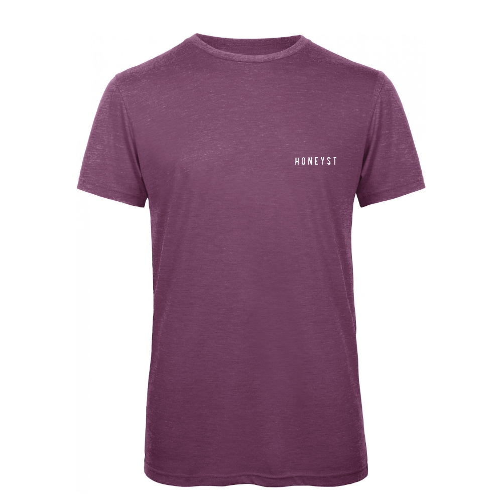 T-shirt Odile homme violet face